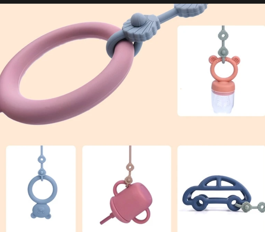 SILICONE PRAM/HIGHCHAIR STRAPS